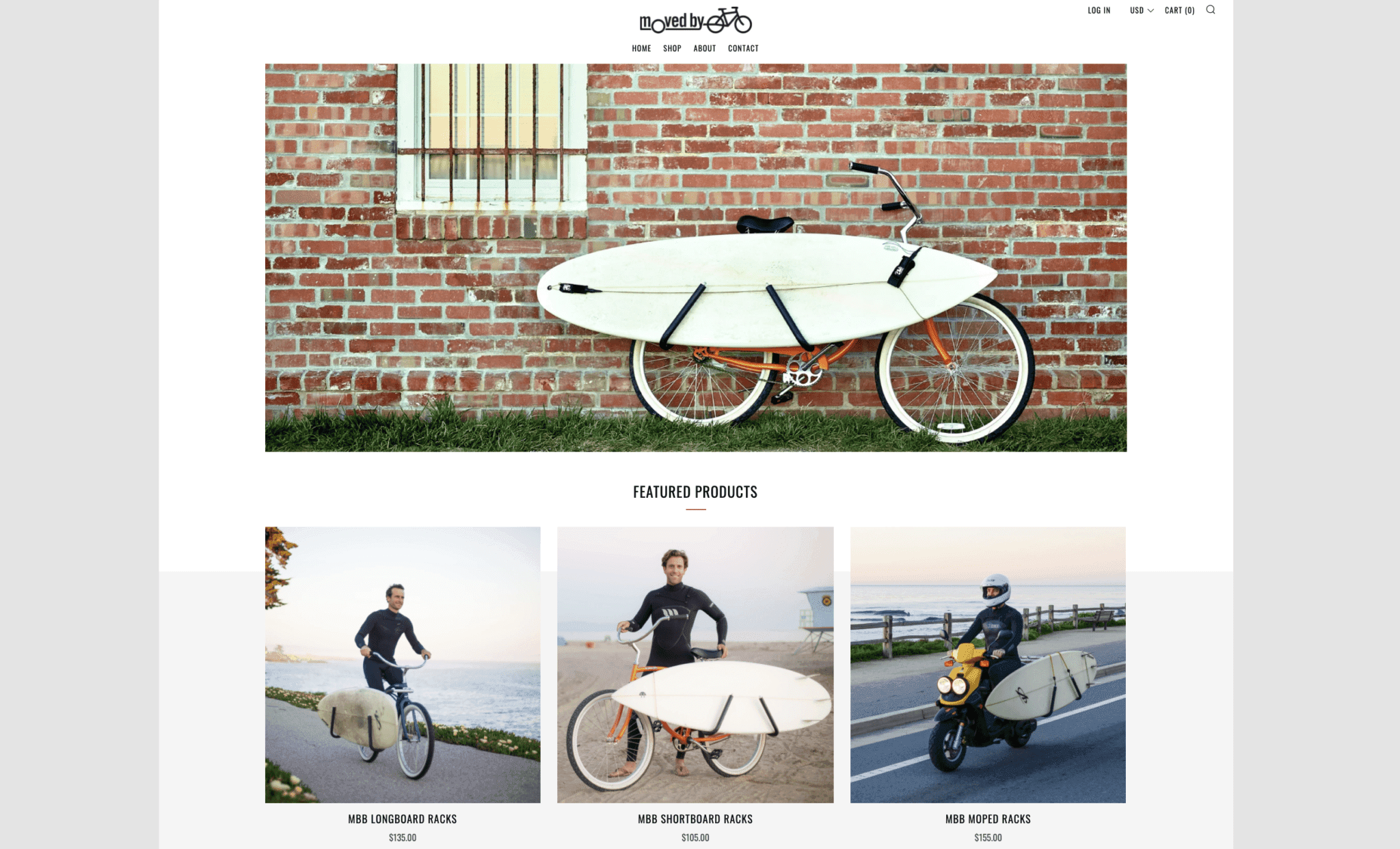 Screenshot of https://movedbybikes.com/